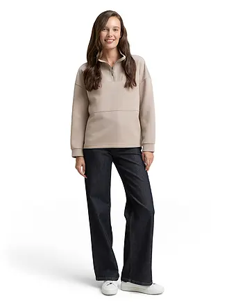 TOM TAILOR | Troyer Pullover | grau